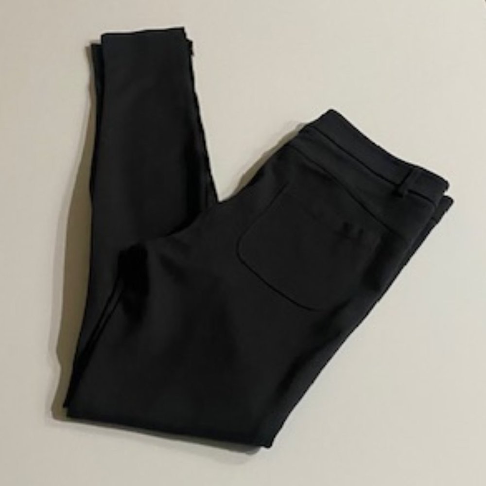 Vince Skinny Black Zip Ankle Pants Womens Size 8